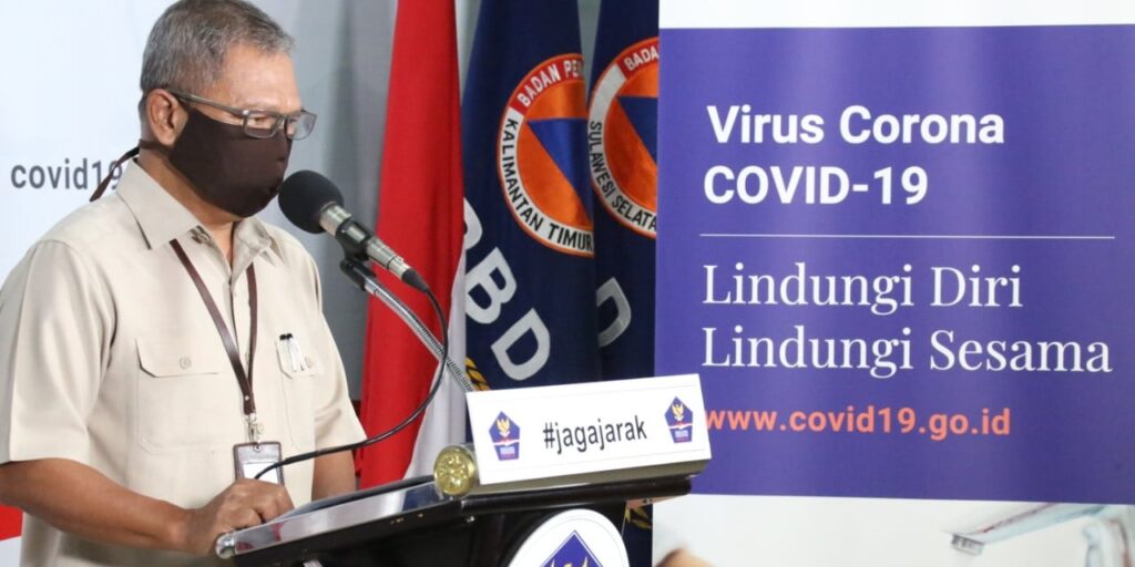 Juru bicara pemerintah untuk penanganan COVID-19 Achmad Yurianto. (Foto: Humas BNPB)