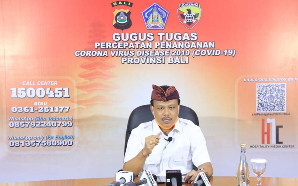 Kasus Positif COVID-19 di Bali Bertambah 14 Orang Ketua Harian Gugus Tugas Percepatan Penanganan COVID-19 Provinsi Bali Dewa Made Indra