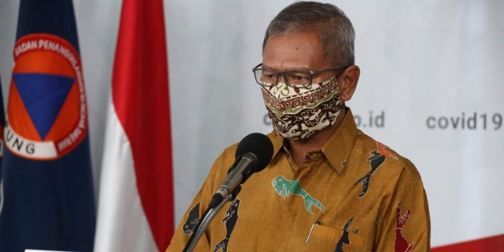 Juru bicara pemerintah untuk penanganan COVID-19 Achmad Yurianto. (Foto: Humas BNPB)