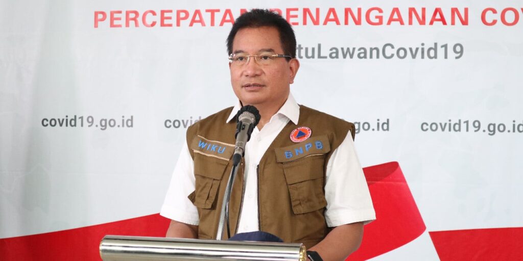 Ketua Tim Pakar Gugus Tugas Penanganan Percepatan Covid-19 Wiku Adisasmito. (Humas BNPB