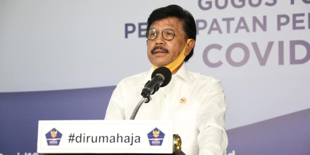 Menteri Komunikasi dan Informatika Johnny G Plate. (ist)