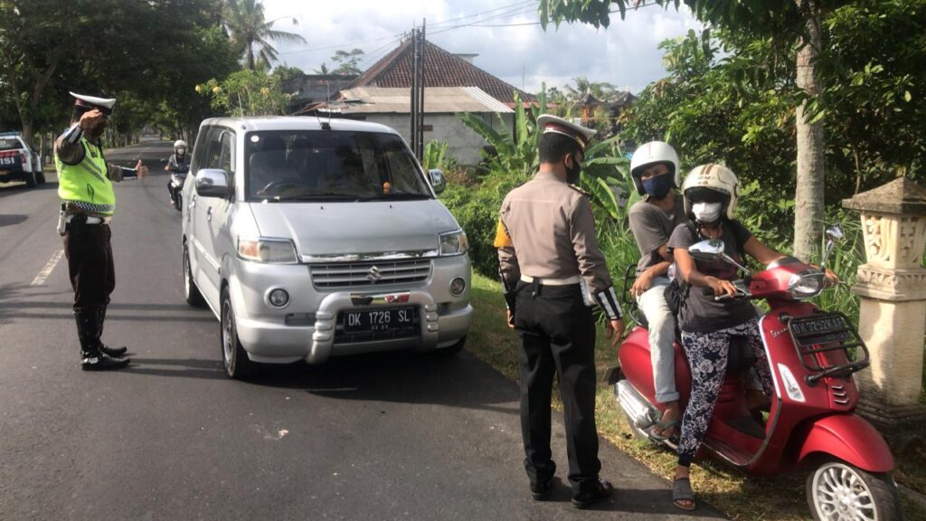 Giat Operasi Ketupat COVID-19 oleh Polres Bangli. (ist)