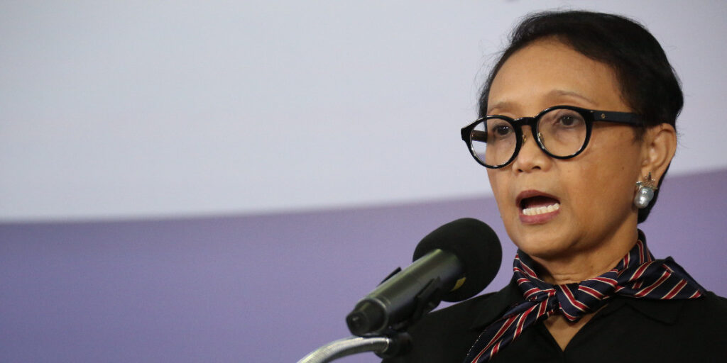 Menteri Luar Negeri Retno Marsudi. (Humas BNPB)