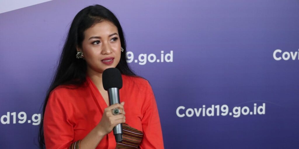 Sita Tyasutami, pasien pertama COVID-19 di Indonesia. (Humas BNPB)