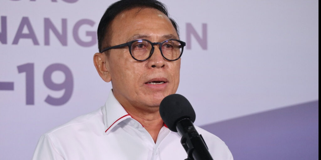 Ketua Umum PSSI Mochamad Iriawa. (fb/KOMBEN BNPB/M Arfari Dwiatmodjo)
