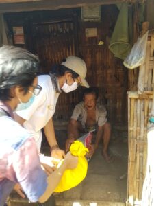 Kegiatan Peradah Ngejot di Desa Subaya, Kintamani, Bangli.