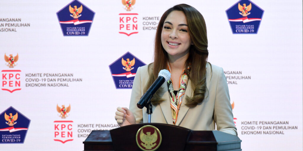 Juru Bicara Satgas Penanganan Covid-19 dr Reisa Brotoasmoro. (fb/Biro Pers Sekretariat Presiden/Muchlis Jr)