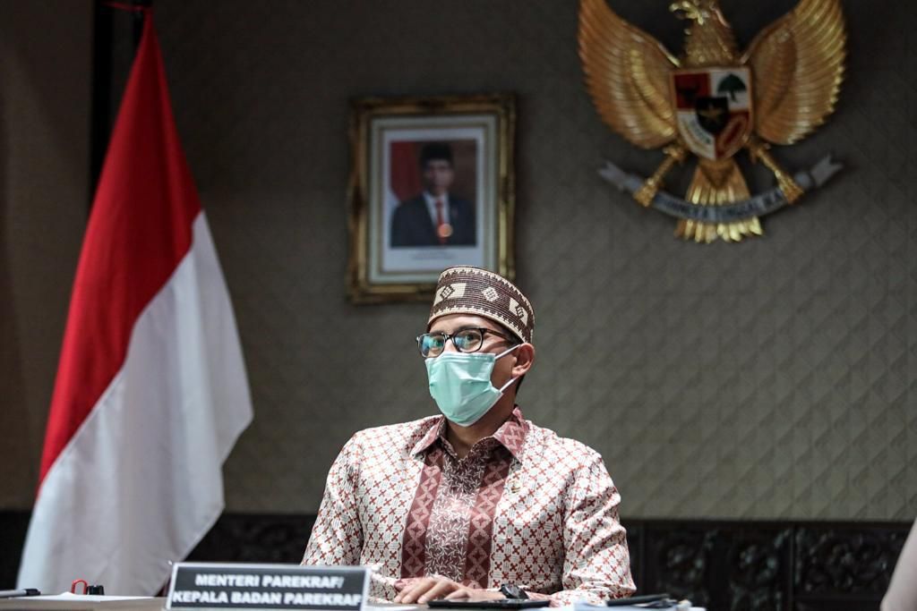 Kemenparekraf Kembangkan Wisata Kemanusiaan di Masa Pandemi, Bali Jadi Prioritas Menteri Pariwisata dan Ekonomi Kreatif (Menparekraf) Sandiaga Salahuddin Uno. (foto: kemenparekraf)