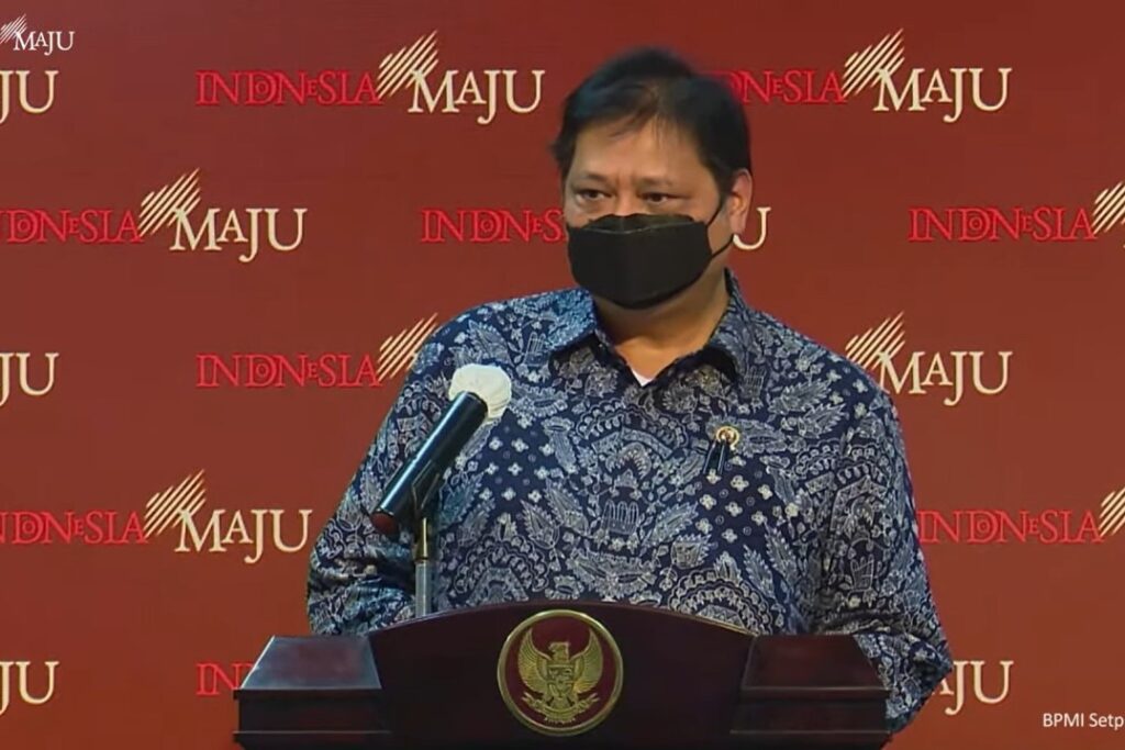 Menteri Koordinator Bidang Perekonomian yang juga Ketua Komite Penanganan Covid-19 dan Pemulihan Ekonomi Nasional (PC-PEN), Airlangga Hartarto. (fb/ekon.go.id)