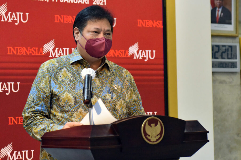 Menteri Koordinator Bidang Perekonomian yang juga Ketua Komite Penanganan Covid-19 dan Pemulihan Ekonomi Nasional, Airlangga Hartarto. (fb/doc. ekon.go.id)