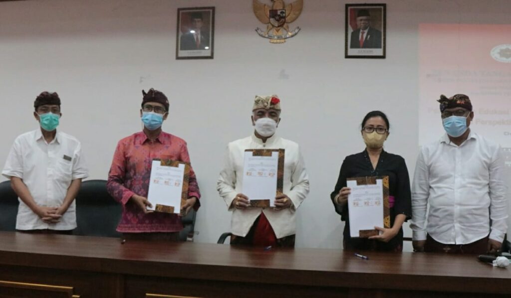 KPPAD bersinergi dengan MDA dan KPID Bali meminimalisir dampak negatif media sosial terhadap perkembangan anak. (fb/humas pemprov bali))