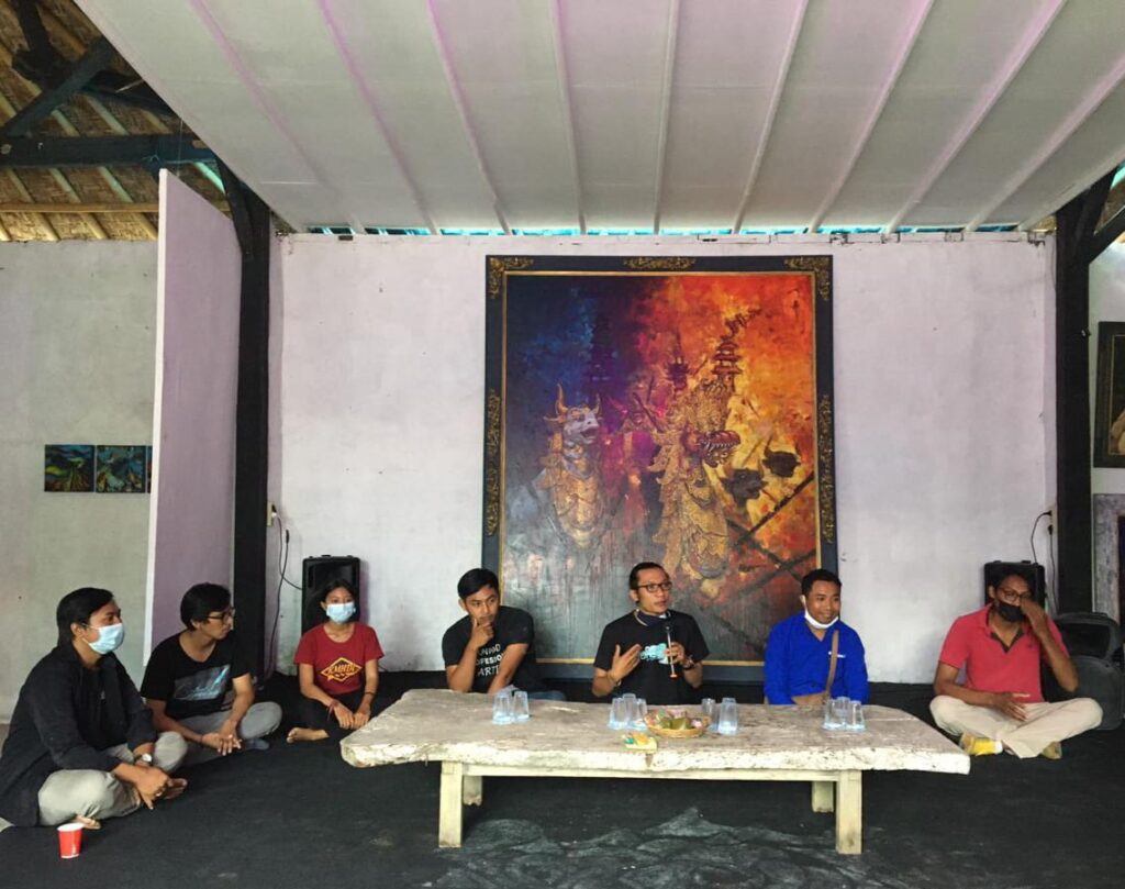 Diskusi “Mencari Nama Ibukota Bangli” yang digelar Forum Pemuda Bangli, Jumat, 7 Mei 2021. (ist)