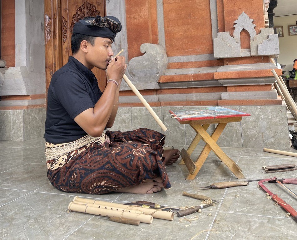 Art Music Festival 2021, THE HAVEN SUITES Bali Berawa bekerjasama dengan Pengrajin Suling Bali