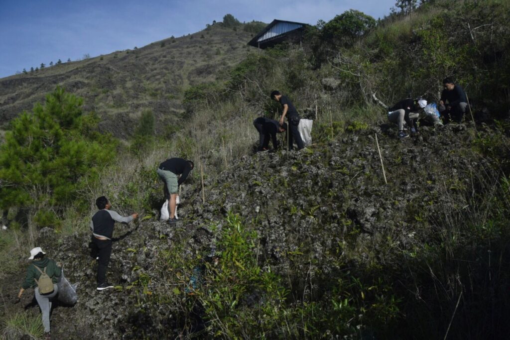 Forum Alumni Green Circle Gitakita Lakukan Penghijauan di Pura Pasar Agung