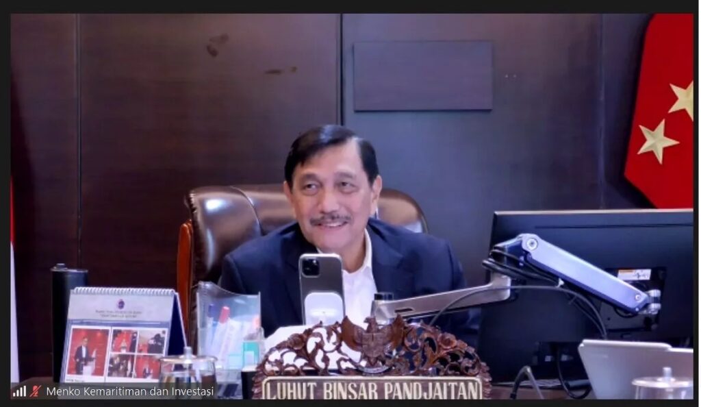 Menko Marves Luhut B. Pandjaitan