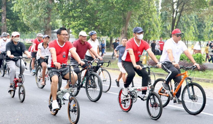 Walikota Denpasar Buka Kembali Car Free Day di Renon dan Lumintang