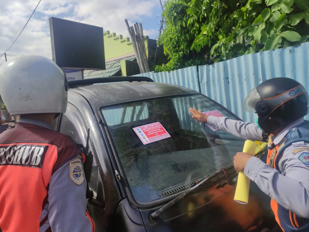 Dishub Denpasar Tindak Tegas Puluhan Kendaraan