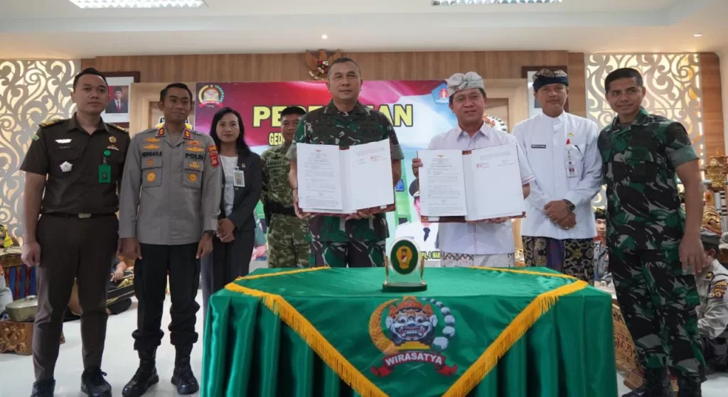 Danrem 163/WSA Resmikan Gedung Makodim Klungkung