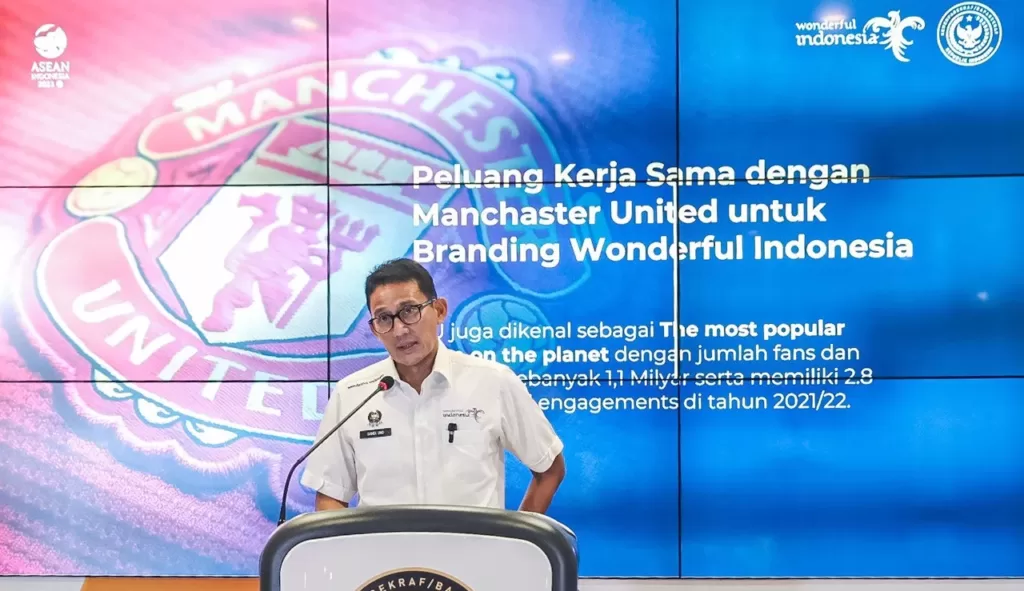 Menparekraf/Kabaparekraf Sandiaga Salahuddin Uno.