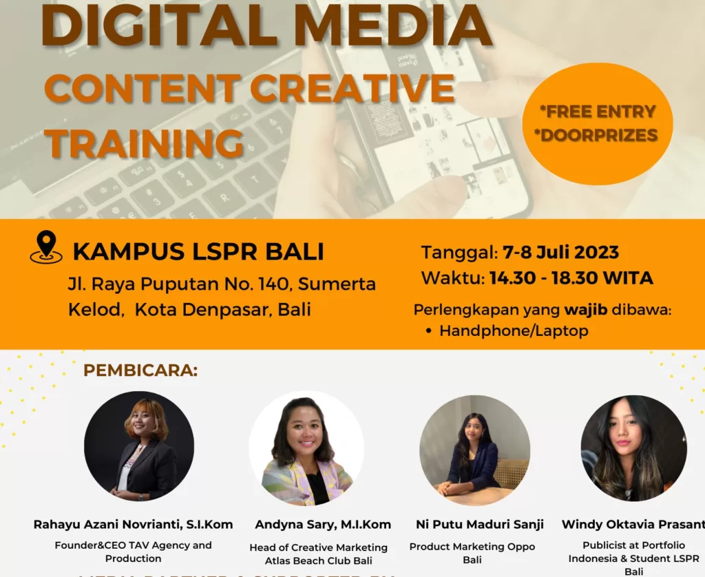 LSPR Berdayakan Kreativitas Pemuda Sumerta Kelod Melalui Media Kreatif