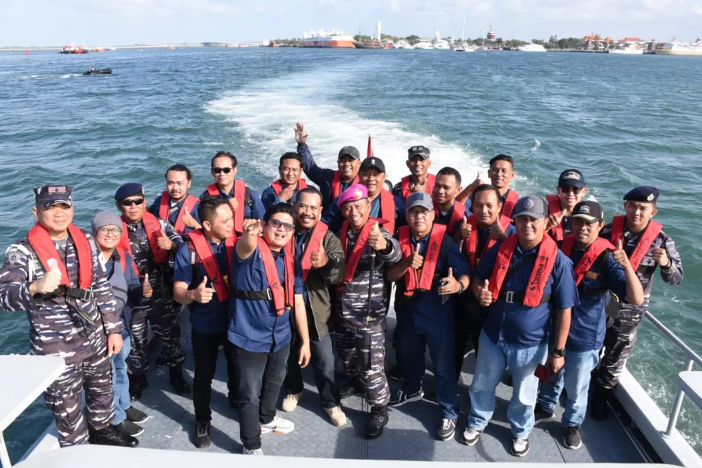 Lanal Denpasar Kenalkan Patroli Pengamanan Perairan Bali