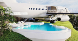Geometrium Studio Hadirkan Villa Unik dengan Konsep Private Jet di Bali Private Jet Villa rancangan Geometrium Studio