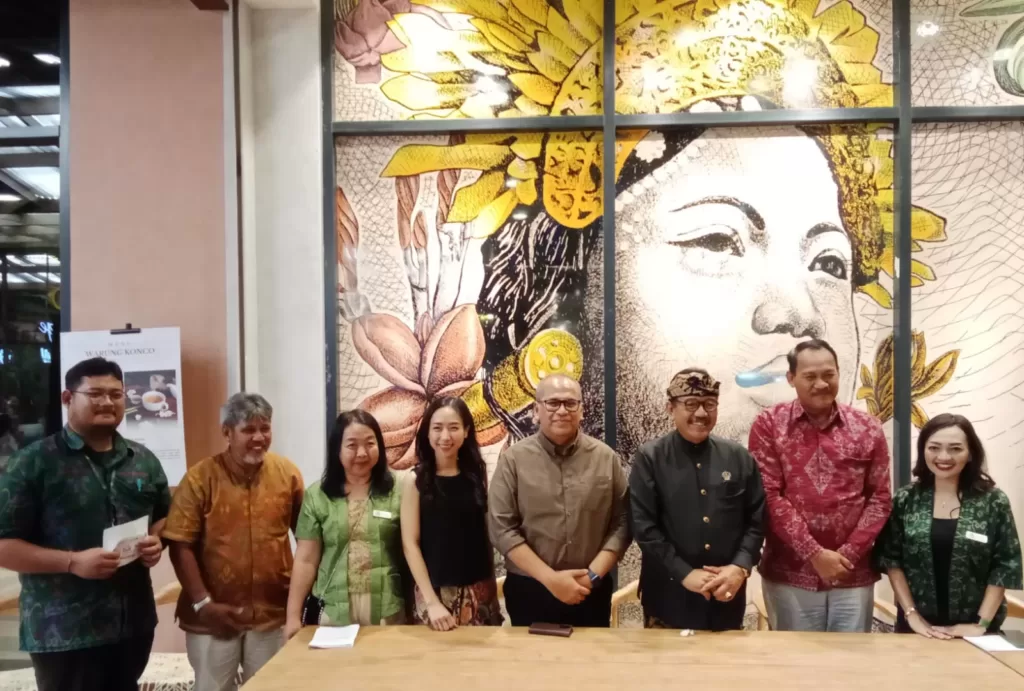 Jumpa Pers Penutupan Bali Great Sale di Living World Denpasar, Minggu (14/1).