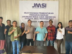 Resmi Terbentuk, JMSI Bali Komit Jaga Ekosistem Pers yang Sehat JMSI Bali