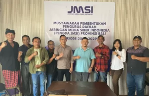 Resmi Terbentuk, JMSI Bali Komit Jaga Ekosistem Pers yang Sehat JMSI Bali