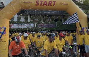 Santika Indonesia Hotels & Resorts Ajak Masyarakat Jelajah Sehat Kota Semarang dalam Family Fun Bike Santika Indonesia Hotels & Resorts gelar Family Fun Bike di Semarang