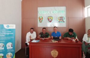 Waste4Change dan IATPI Siap Kelola Sampah Acara World Water Forum ke-10 di Bali Media Briefing Waste4Change dan IATPI, di Media Center Makorem 163/Wira Satya, Denpasar, Jumat (17/5/2024).