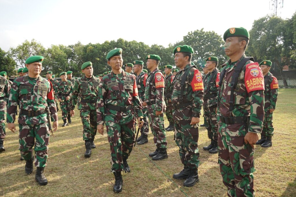 Danrem 163/WSA Cek Kesiapan Pasukan untuk Pengamanan Pilkada di Bali