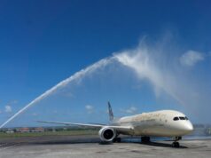 Etihad Airways Resmi Buka Rute Penerbangan Langsung Abu Dhabi – Bali Etihad Airways perdana mendarat di Bandara Internasional I Gusti Ngurah Rai, Denpasar, Bali pada Rabu (26/6/2024).