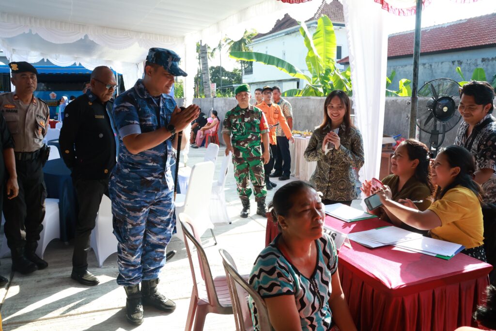 Lanud I Gusti Ngurah Rai Gelar Bakti Sosial Kesehatan di Buleleng