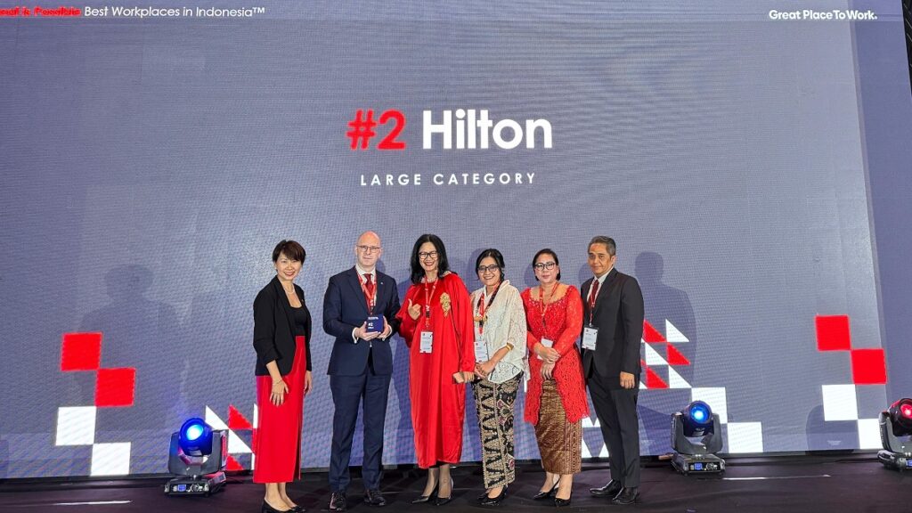 Hilton Raih Predikat Perusahaan Perhotelan Terbaik untuk Bekerja di Indonesia