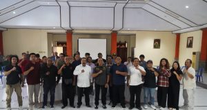 Media Diharapkan Jadi Mitra Strategis TNI dalam Menyebarkan Informasi Positif Silaturahmi Korem 163/Wira Satya dengan insan media di Bali, Rabu (29/4/2026).