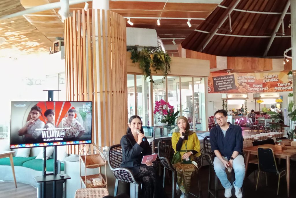 Jumpa pers Beachwalk Kuta Fest 2026 yang berlangsung Kamis (28/5/2026).