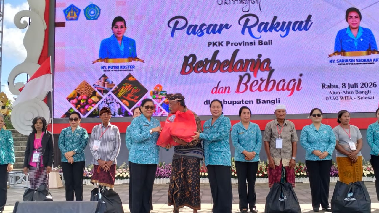 Pasar Rakyat PKK Provinsi Bali ke-5 Digelar di Bangli Pasar Rakyat PKK Provinsi Bali ke-5 Digelar di Bangli