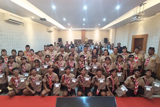 Kwarcab Denpasar Kukuhkan 21 Pramuka Garuda Golongan Penggalang Tahun 2026 Kwarcab Denpasar Kukuhkan 21 Pramuka Garuda Golongan Penggalang Tahun 2026