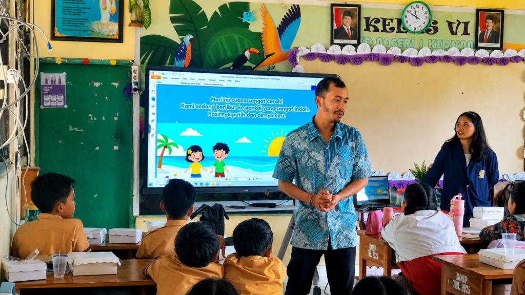 Jalankan Program Pengabdian ke Masyarakat, FMIPA UNUD Beri Literasi Digital Kebencanaan ke Siswa SD 1 Kedisan, Gianyar
