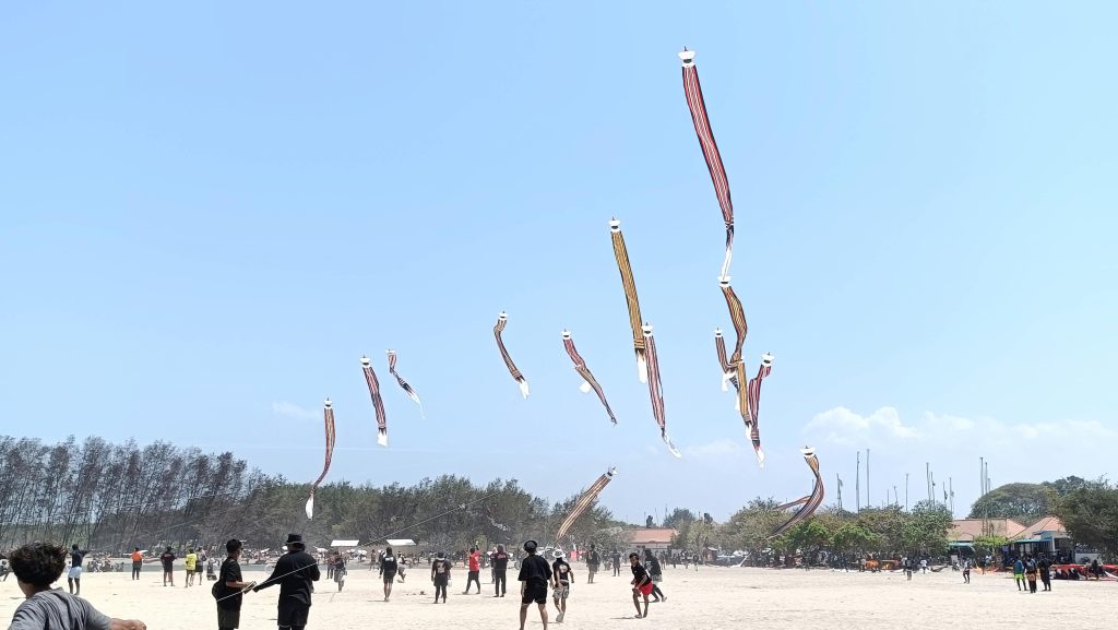 763 Layangan Ramaikan Hari Pertama Denpasar Kite Festival ke-10 di Pantai Mertasari Sanur