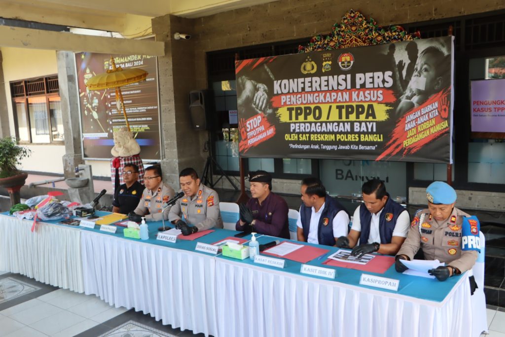 Buru Tersangka Hingga Jakarta, Polres Bangli Berhasil Ungkap Kasus Perdagangan Bayi
