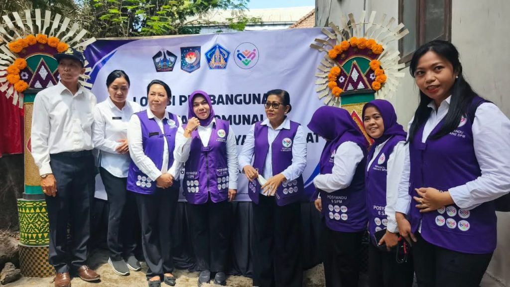 Penguatan Peran Posyandu dan Sanitasi Komunal Plt. Sekum Posyandu Pusat Kunjungi Desa Songan A Bangli